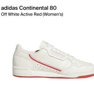 adidas Continental 80 - Off White Active Red (Women's)